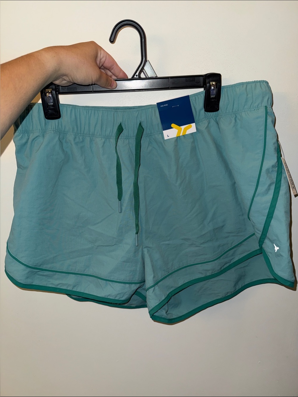 Old Navy Teal Athletic Shorts with Contrast Trim